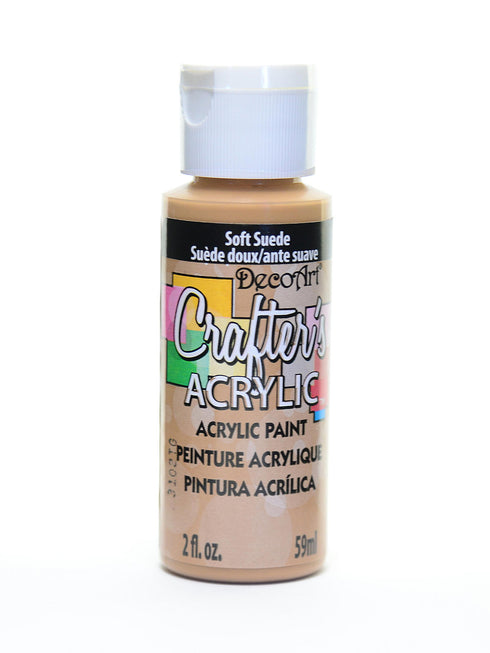 2OZ SOFT SUEDE CRAFTER ACRYLIC PAINT